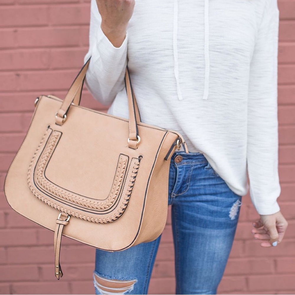 Sole Society Destin Satchel Crossbody Bag